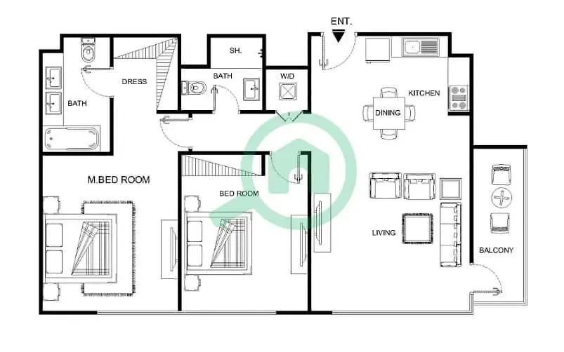 Διαμέρισμα 2 Bedroom In Downtown With Best Burj Khalifa View Ντουμπάι